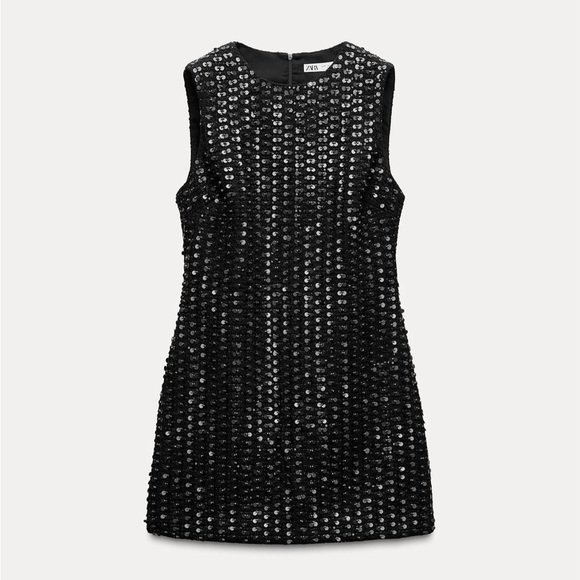 Zara Dresses & Skirts - 🖤 ZARA sequin mini dress 🖤